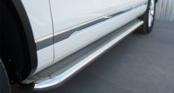 94 999 р. Широкая защита порогов Russtal Volkswagen Touareg NF рестайлинг (2014-2018) (Поверхность листа (вариант 1))  с доставкой в г. Керчь. Увеличить фотографию 10