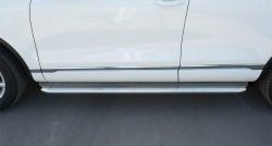 94 999 р. Широкая защита порогов Russtal Volkswagen Touareg NF рестайлинг (2014-2018) (Поверхность листа (вариант 1))  с доставкой в г. Керчь. Увеличить фотографию 11