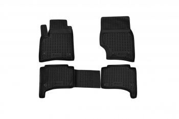 Комплект ковриков салона (полиуретан) Element  Volkswagen Touareg GP рестайлинг (2006-2010) (Черные)