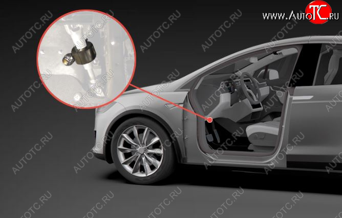10 449 р. Замок рулевого вала FORTUS (штыревой) Volkswagen Touareg NF дорестайлинг (2010-2014)  с доставкой в г. Керчь