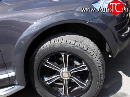 15 699 р. Комплект накладок на колёсные арки R-Line 7L Volkswagen Touareg GP рестайлинг (2006-2010) (Неокрашенные)  с доставкой в г. Керчь
