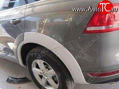 46 999 р. Накладки на колёсные арки CT Volkswagen Touareg NF дорестайлинг (2010-2014) (Неокрашенные)  с доставкой в г. Керчь