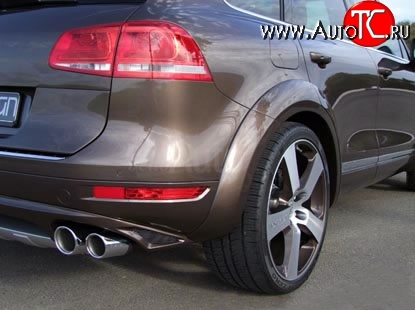 17 299 р. Комплект накладок на колёсные арки Je Design 7P Volkswagen Touareg NF дорестайлинг (2010-2014) (Неокрашенные)  с доставкой в г. Керчь