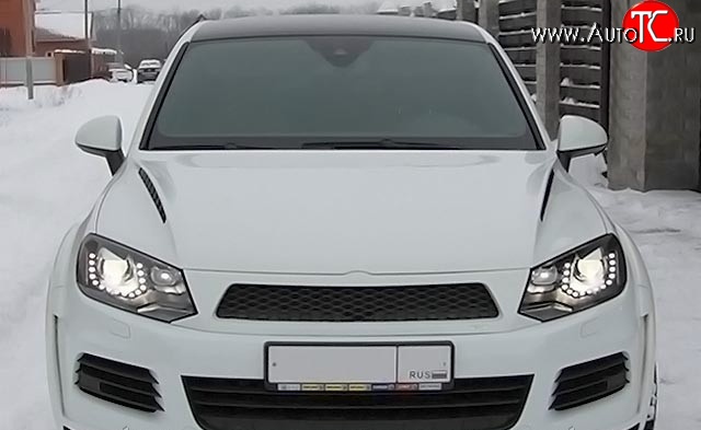 27 649 р. Пластиковый капот Enco Design Volkswagen Touareg NF дорестайлинг (2010-2014) (Неокрашенный)  с доставкой в г. Керчь