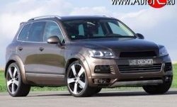23 049 р. Накладка Je Design на передний бампер 7P Volkswagen Touareg NF дорестайлинг (2010-2014) (Неокрашенная)  с доставкой в г. Керчь. Увеличить фотографию 3