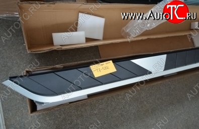 11 399 р. Пороги CT v2 Volkswagen Touareg NF дорестайлинг (2010-2014)  с доставкой в г. Керчь