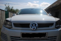 5 649 р. Решетка радиатора ABT STYLE Volkswagen Touareg 2 NF дорестайлинг (2010-2014) (Неокрашенная)  с доставкой в г. Керчь. Увеличить фотографию 3