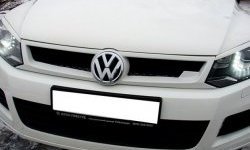 6 749 р. Решётка радиатора Sport Volkswagen Touareg NF дорестайлинг (2010-2014) (Неокрашенная)  с доставкой в г. Керчь. Увеличить фотографию 5