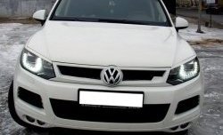 6 749 р. Решётка радиатора Sport Volkswagen Touareg NF дорестайлинг (2010-2014) (Неокрашенная)  с доставкой в г. Керчь. Увеличить фотографию 7