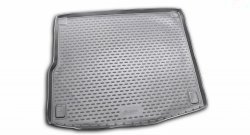 Коврик в багажник Element (полиуретан) Volkswagen Touareg NF дорестайлинг (2010-2014) (Черный)