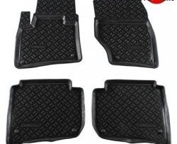 Комплект ковриков в салон Aileron 4 шт. (полиуретан) Volkswagen Touareg  NF (2010-2014) дорестайлинг