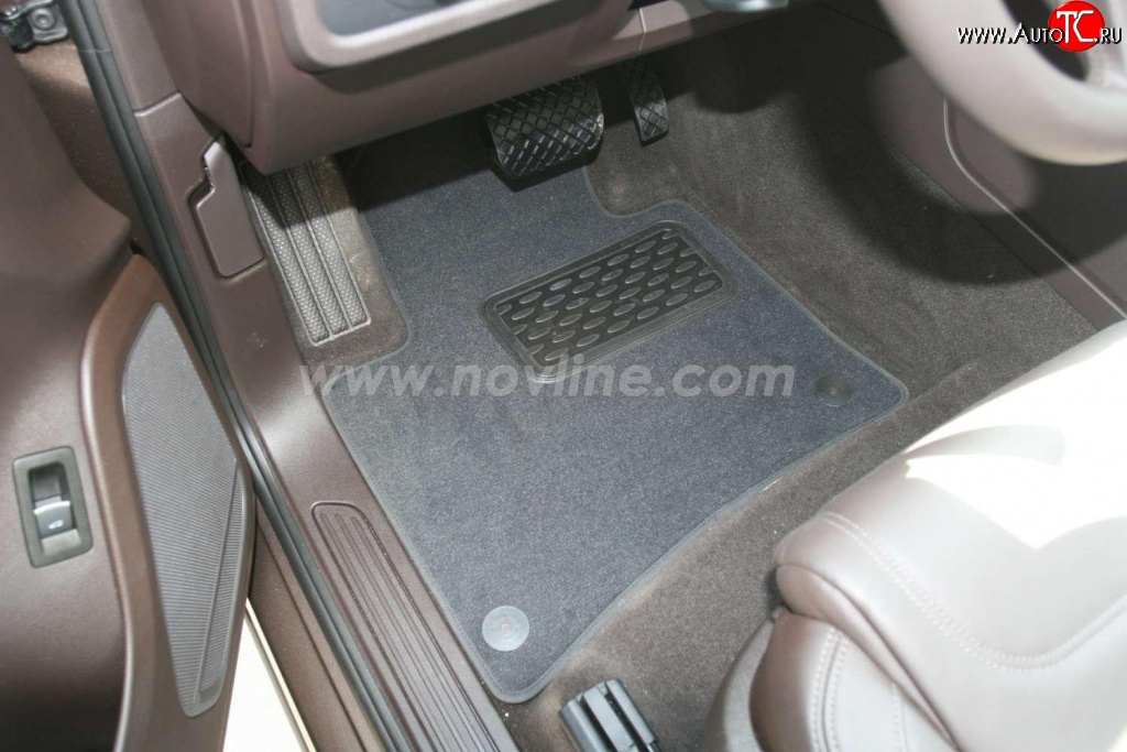 4 999 р. Комплект ковриков в салон Element 4 шт. (текстиль) Volkswagen Touareg NF дорестайлинг (2010-2014)  с доставкой в г. Керчь