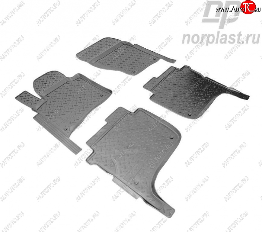 2 569 р. Комплект салонных ковриков Norplast Volkswagen Touareg NF дорестайлинг (2010-2014)  с доставкой в г. Керчь