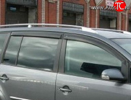 999 р. Комплект дефлекторов окон (ветровиков) 4 шт. Russtal Volkswagen Touran 1T дорестайлинг минивэн (2003-2006)  с доставкой в г. Керчь