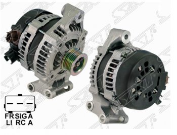 Генератор SAT (14V/120A) Volvo S40 MS седан рестайлинг (2007-2012)