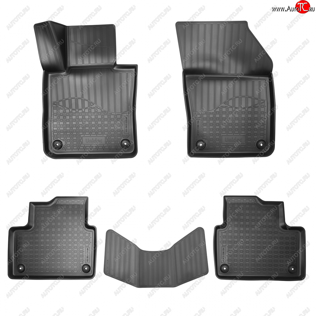 2 789 р. Коврики салона Norplast Unidec  Volvo S60 (2018-2025) (черные)  с доставкой в г. Керчь