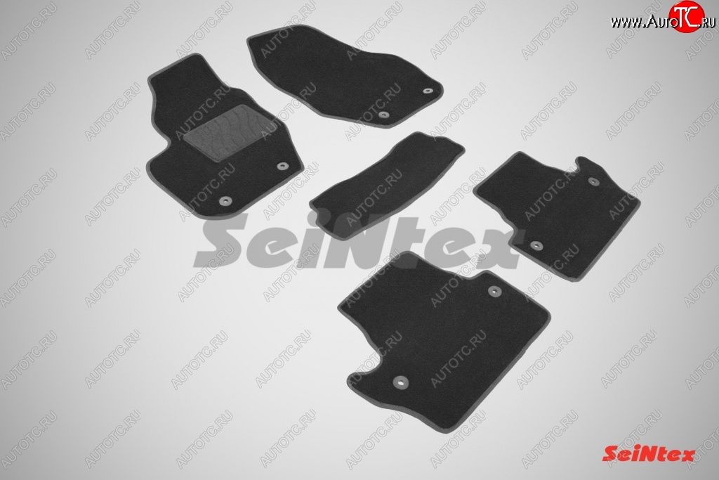 3 599 р. Износостойкие коврики в салон SeiNtex Premium LUX 4 шт. (ворсовые) Volvo S60 FS седан дорестайлинг (2010-2013)  с доставкой в г. Керчь