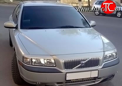 3 399 р. Реснички Sport на фары Volvo S80 AS60 седан дорестайлинг (2006-2010) (Неокрашенные)  с доставкой в г. Керчь