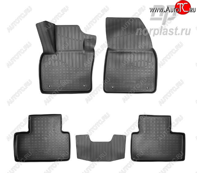 2 899 р. Коврики салонные Noplast Volvo XC40 (2017-2022)  с доставкой в г. Керчь