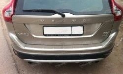 11 449 р. Защитная накладка на задний бампер СТ Volvo XC60 (2017-2022)  с доставкой в г. Керчь. Увеличить фотографию 2