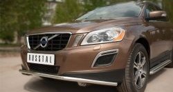 15 249 р. Одинарная защита переднего бампера диаметром 42 мм SLITKOFF  Volvo XC60 (2008-2013)  дорестайлинг  с доставкой в г. Керчь. Увеличить фотографию 2