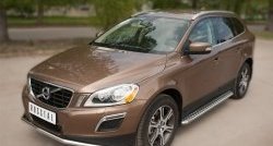 15 249 р. Одинарная защита переднего бампера диаметром 42 мм SLITKOFF  Volvo XC60 (2008-2013)  дорестайлинг  с доставкой в г. Керчь. Увеличить фотографию 4