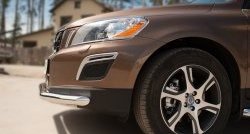 16 499 р. Одинарная защита переднего бампера диаметром 63 мм SLITKOFF  Volvo XC60 (2008-2013)  дорестайлинг  с доставкой в г. Керчь. Увеличить фотографию 3
