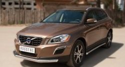 16 499 р. Одинарная защита переднего бампера диаметром 63 мм SLITKOFF  Volvo XC60 (2008-2013)  дорестайлинг  с доставкой в г. Керчь. Увеличить фотографию 4