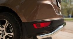 15 999 р. Защита заднего бампера (Ø63 мм волна, нержавейка) SLITKOFF Volvo XC60  дорестайлинг (2008-2013)  с доставкой в г. Керчь. Увеличить фотографию 7