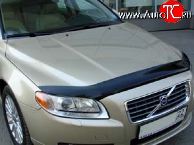 3 299 р. Дефлектор капота NovLine Volvo XC70 дорестайлинг (2007-2013)  с доставкой в г. Керчь