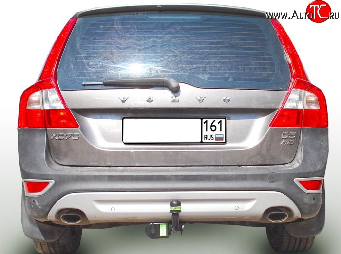 7 249 р. Фаркоп Лидер Плюс  Volvo XC70 (2007-2016) дорестайлинг, рестайлинг (Без электропакета)  с доставкой в г. Керчь
