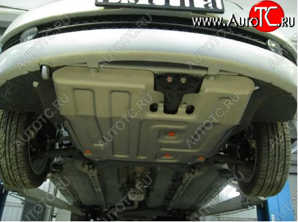 4 849 р. Защита картера двигателя и КПП ALFECO Vortex Estina (2008-2012) (Сталь 2 мм)  с доставкой в г. Керчь