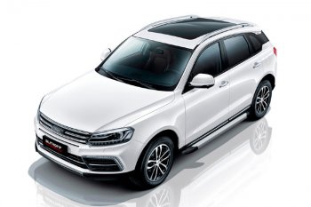 13 349 р. Пороги алюминиевые Slitkoff  Zotye Coupa  B11F (2019-2021) (Optima Silver)  с доставкой в г. Керчь. Увеличить фотографию 3